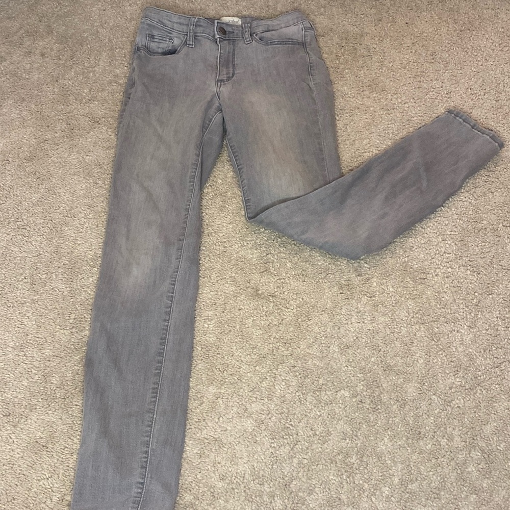 Gray High Rise Skinny Jeans